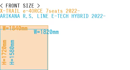 #X-TRAIL e-4ORCE 7seats 2022- + ARIKANA R.S. LINE E-TECH HYBRID 2022-